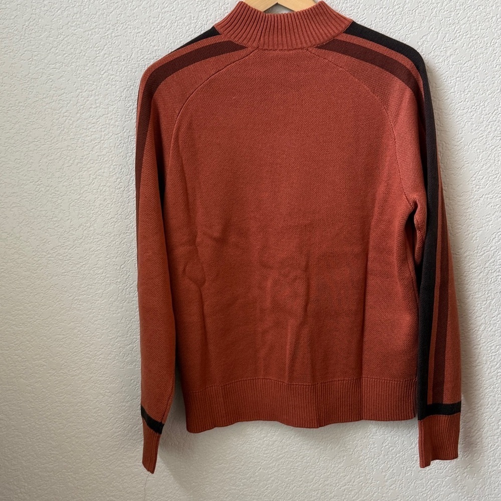 Cotopaxi Libre Mock Sweater Faded Brick Orange Brown size Medium NWT - Picture 8 of 10